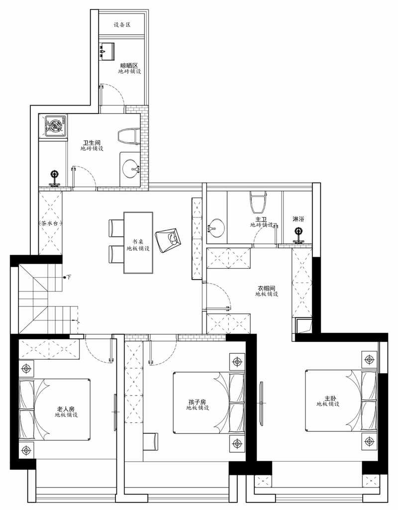 国瑞熙墅39-2803 2022.1.1-Model.pdf,二层平面图_副本.jpg